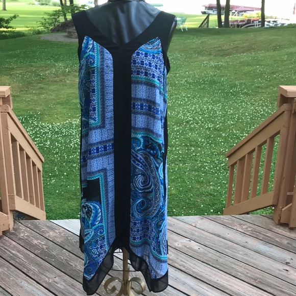 💜Sleeveless summer swing dress size M - Picture 2 of 6